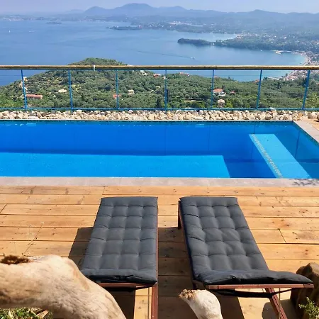 House Sienna Of Villa Intaba Best Views Corfiot Riviera Corfu Island Greece Contemporary Design Pool With Spectacular Sea Views Close To Ipsos Beach Pyrgi  Esterno foto