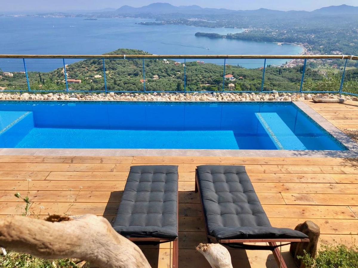 House Sienna Of Intaba Views Corfiot Riviera Corfu Island Greece Contemporary Design Pool With Spectacular Sea Views Close To Ipsos Pyrgi (Corfu)