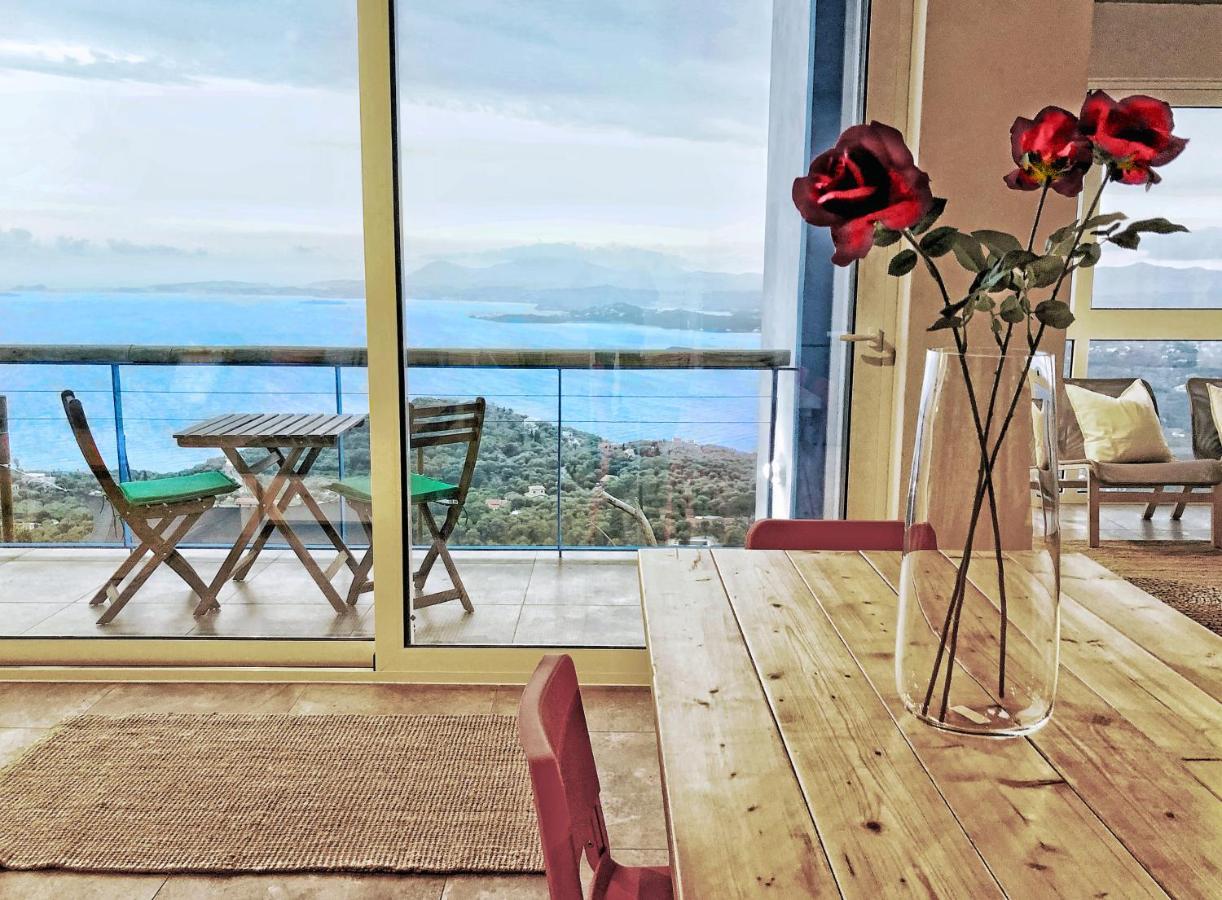 Hébergement de vacances House Sienna Of Intaba Views Corfiot Riviera Corfu Island Greece Contemporary Design Pool With Spectacular Sea Views Close To Ipsos